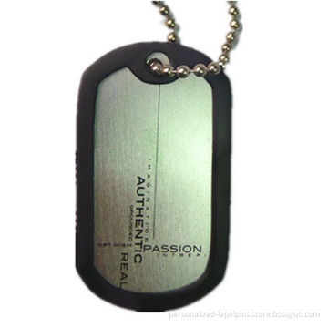 Aluminum Sheet Metal Dog Tags / Custom Hang Tags For Souvenir Gifts